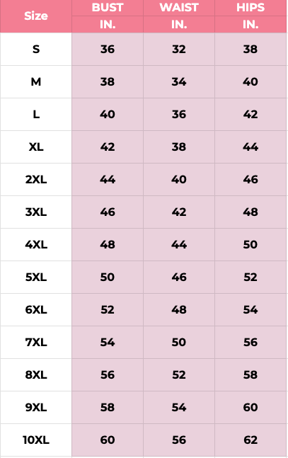 Ivory by Radhika women’s clothing size chart with measurements
